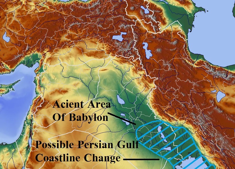 Possible change to Persian Gulf Coastline during the Tribulation