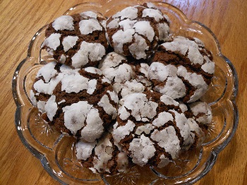 Chocolate Crinkle Cookies