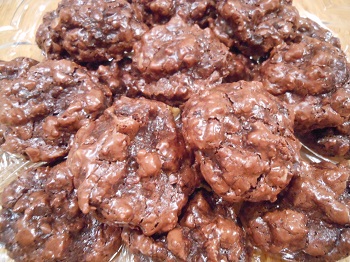 Chocolate Walnut Fig Cookies