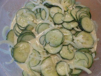 Cucumber Onion Salad