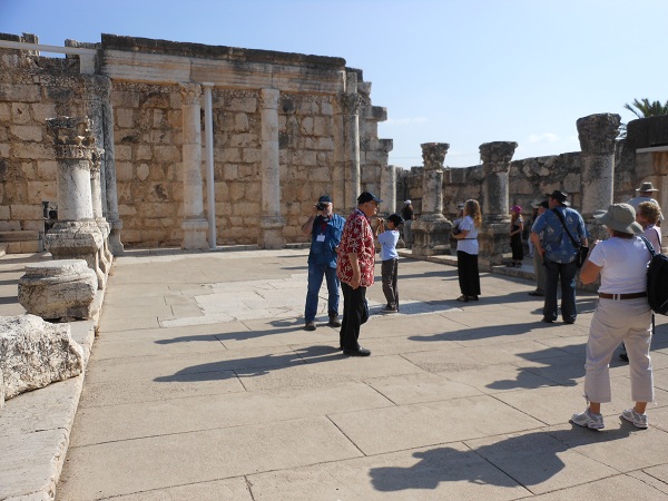 Ancient synagogue in Capernaum