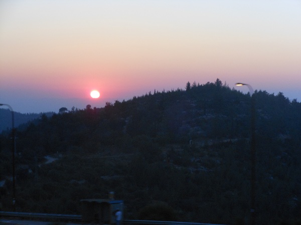 Sunset in Israel