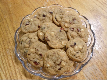 Orange Cranberry Chocolate Chip Cookies