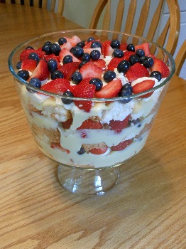 Summer Trifle Dessert